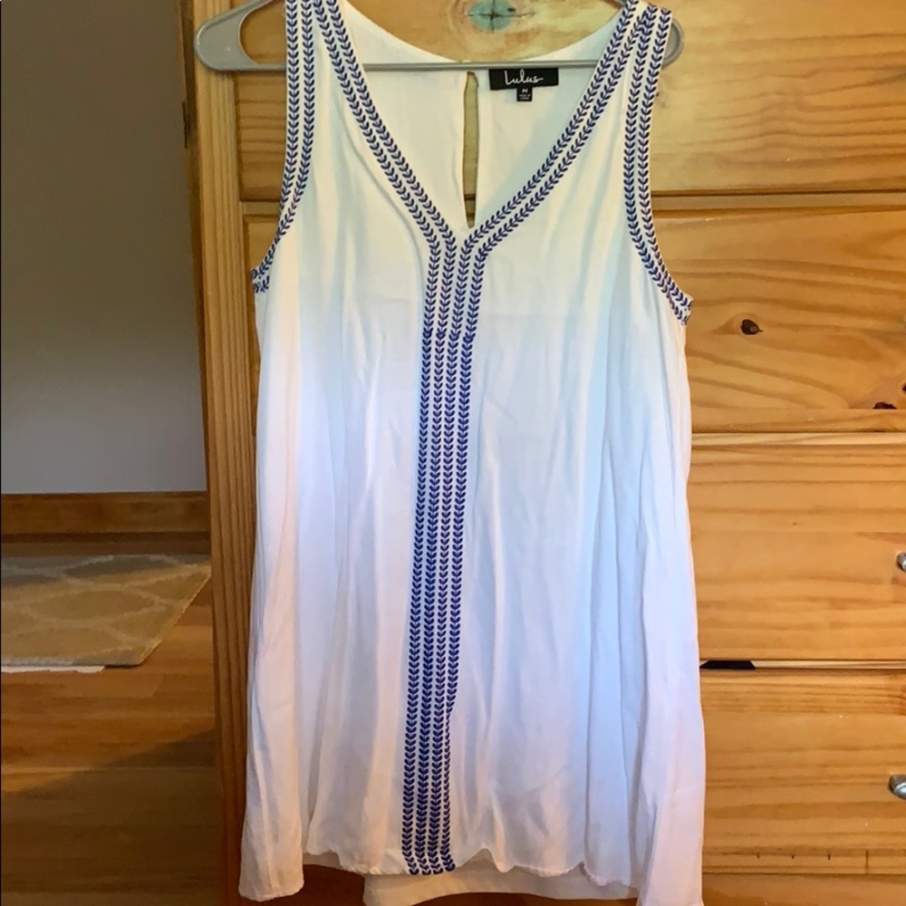 White and blue